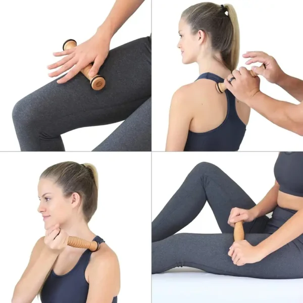 Wooden Foot Roller Massager