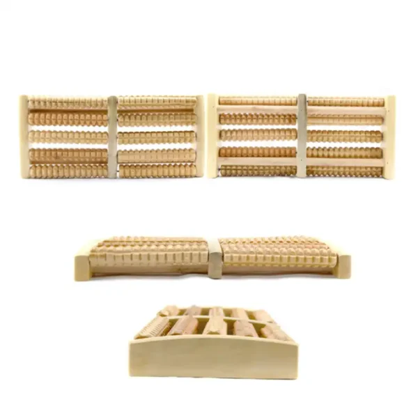 Dual Wooden Foot Massager