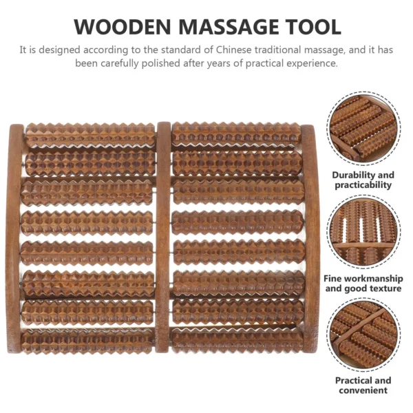 Wooden Foot Massager Rolle